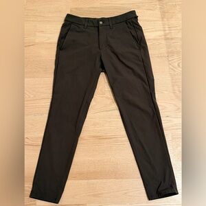 lululemon athletica Dark Green slim fit pants